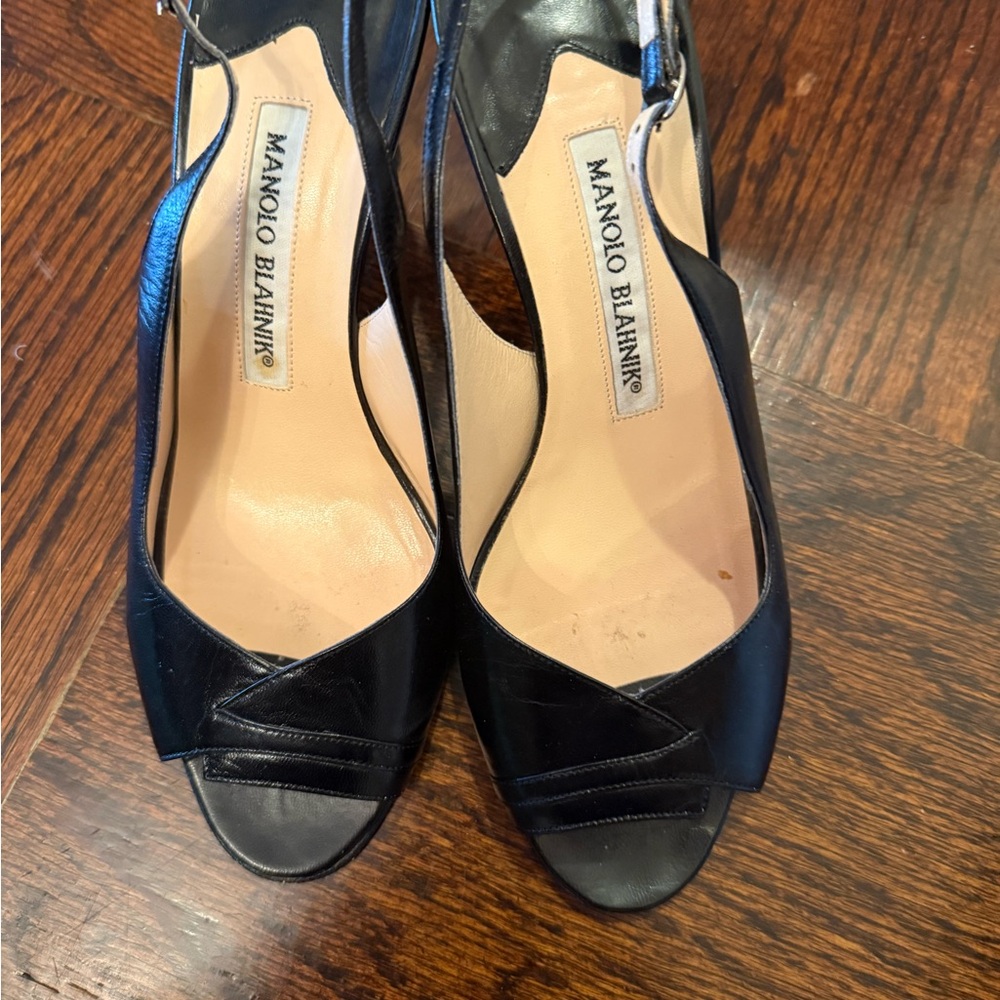 Manolo Blahnik Black Women's Shoes